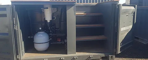 CONTENEDOR DE PISCINA 20 PIES