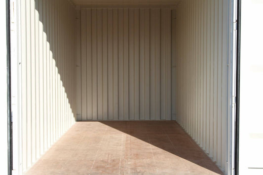 Contenedor marítimo de 20 pies HC (1er viaje) Blanco